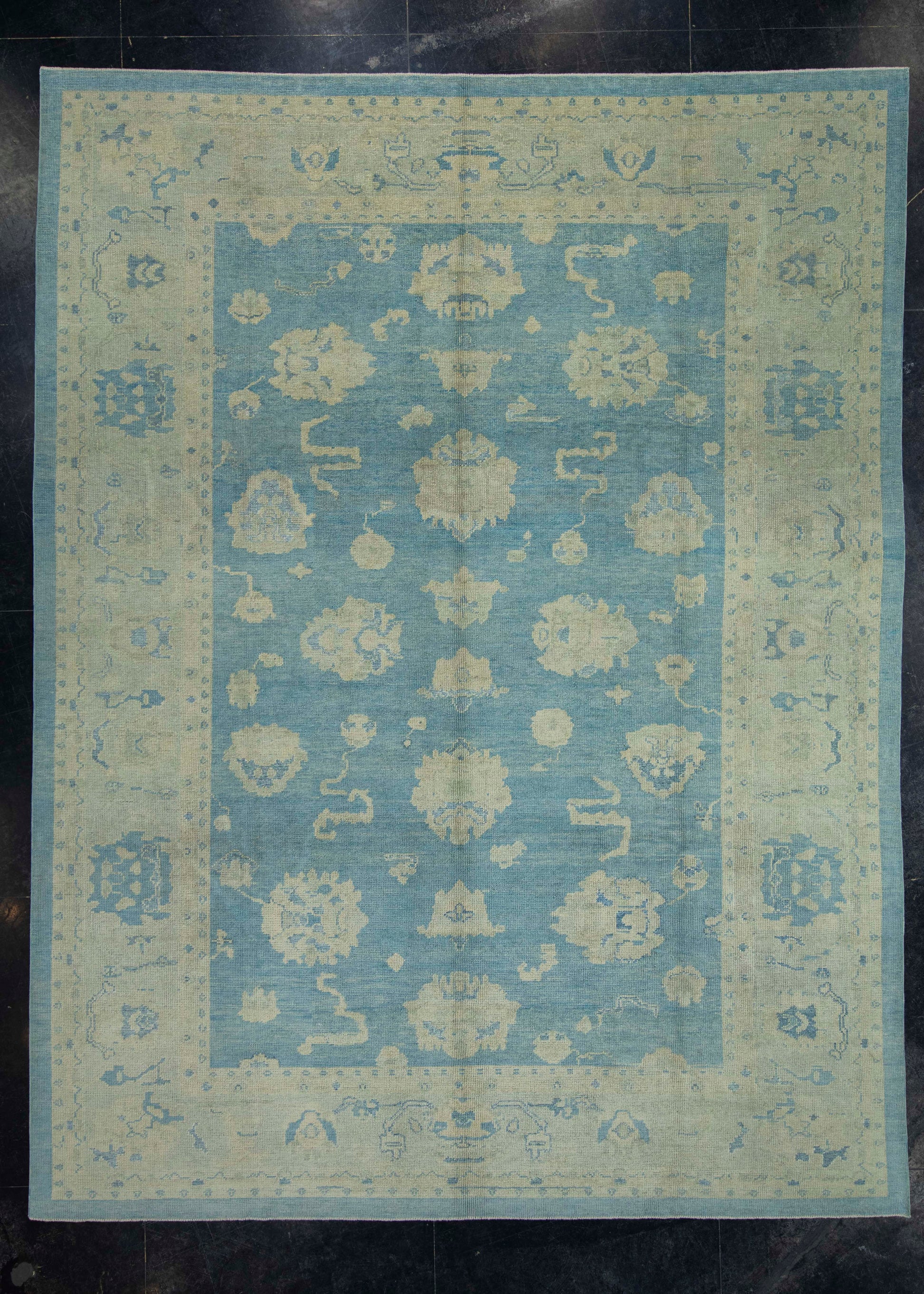 Turkish Oushak Rug 9'1" x 12' #18605
