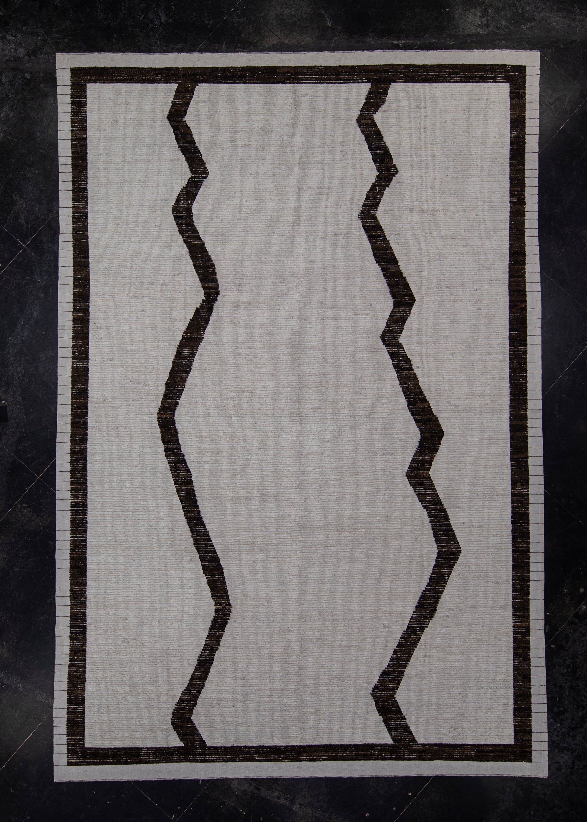 Turkish Tulu Rug Hand Knotted Rug 8'11" x 12'9" #6410