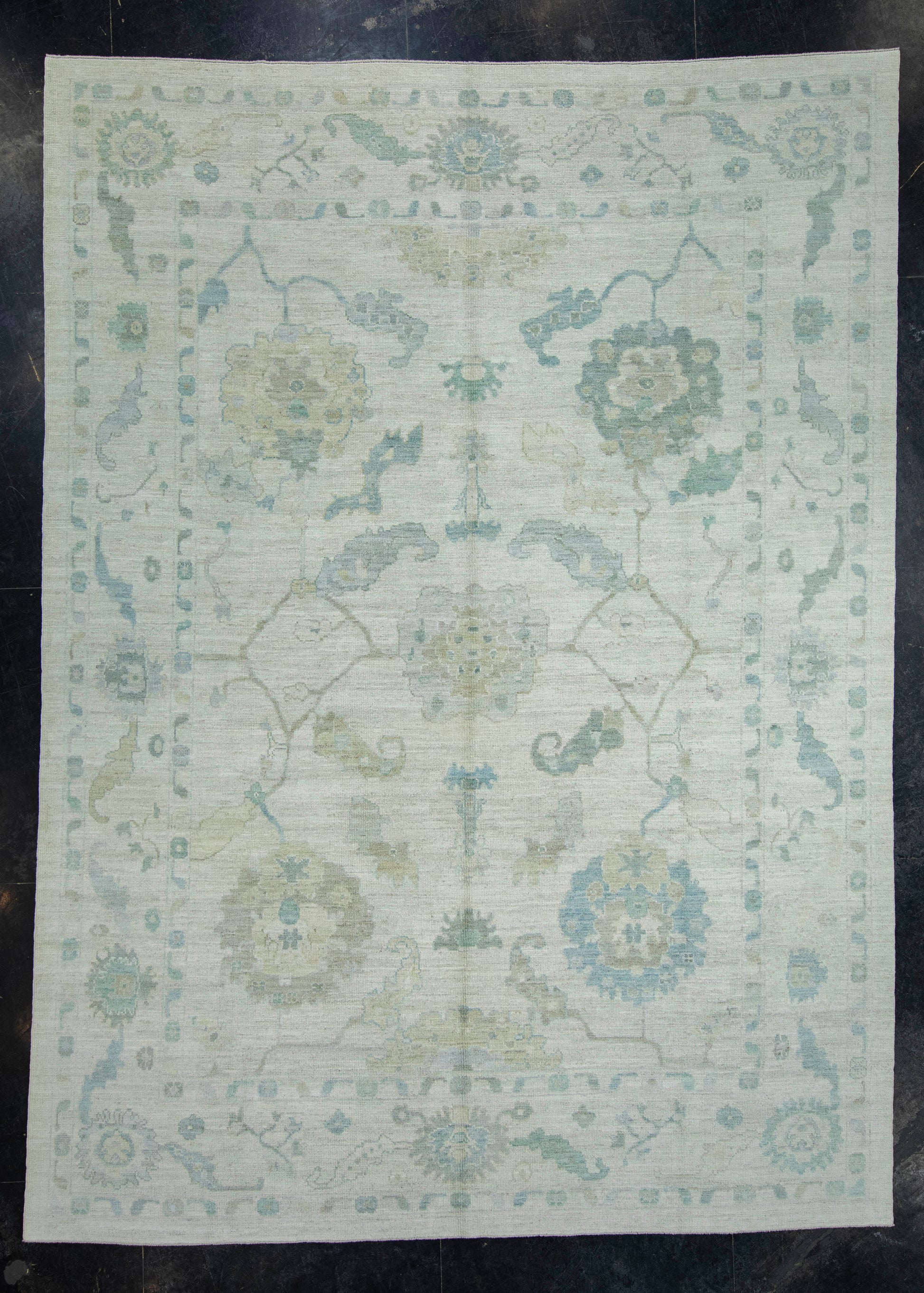 Turkish Oushak Rug 8'9" x 12' #18702