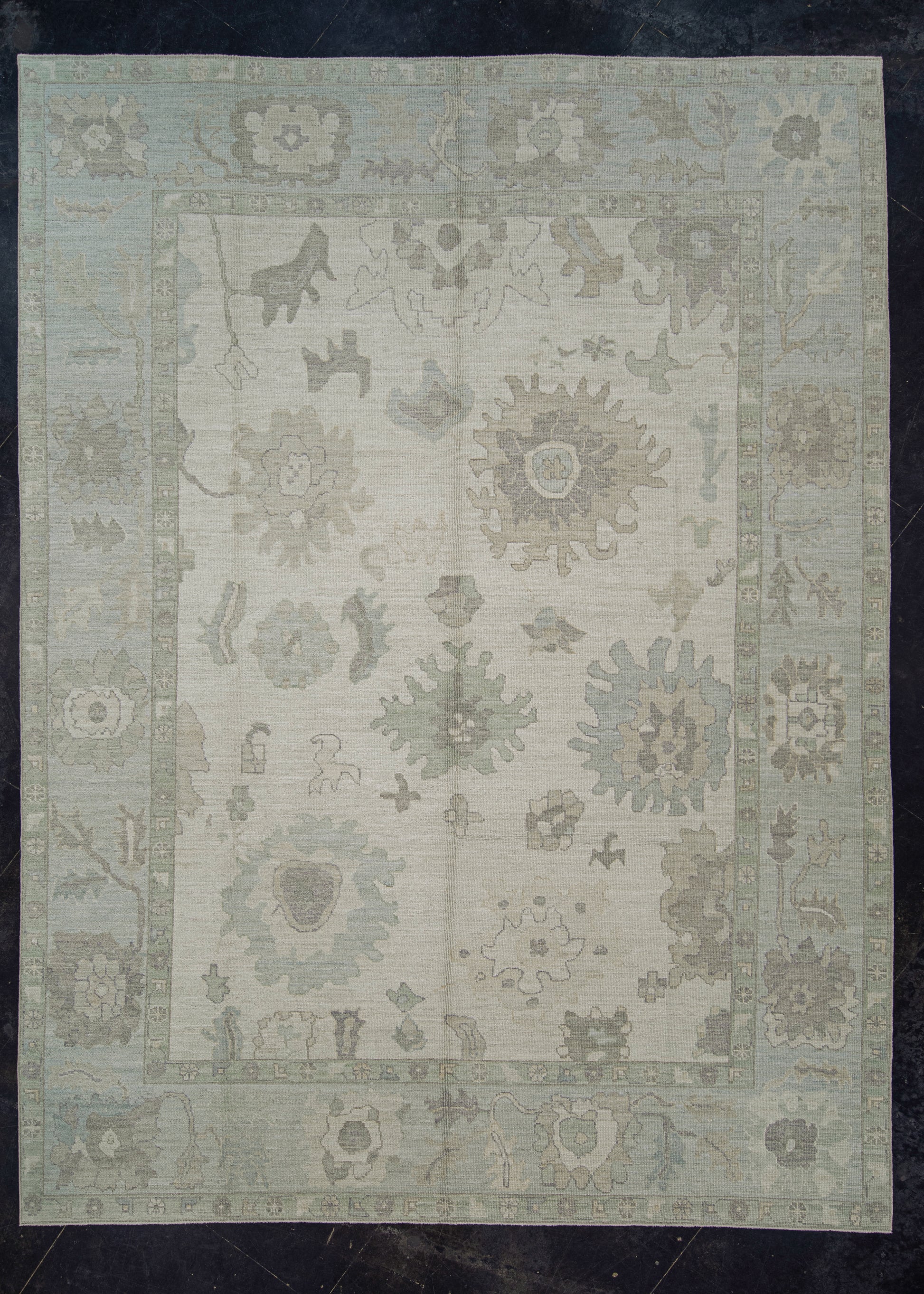 Turkish Oushak Rug 10'2" x 14'2" #11740