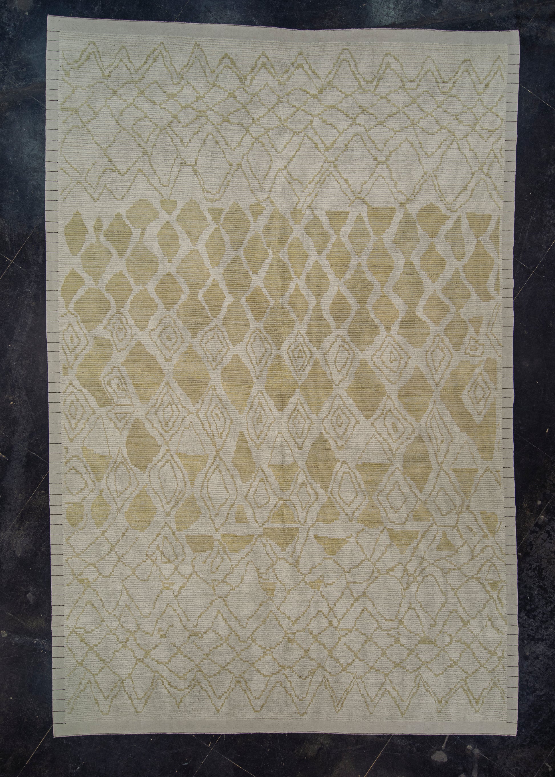 Turkish Tulu Rug Hand Knotted Rug 9'9" x 14'9" #6204