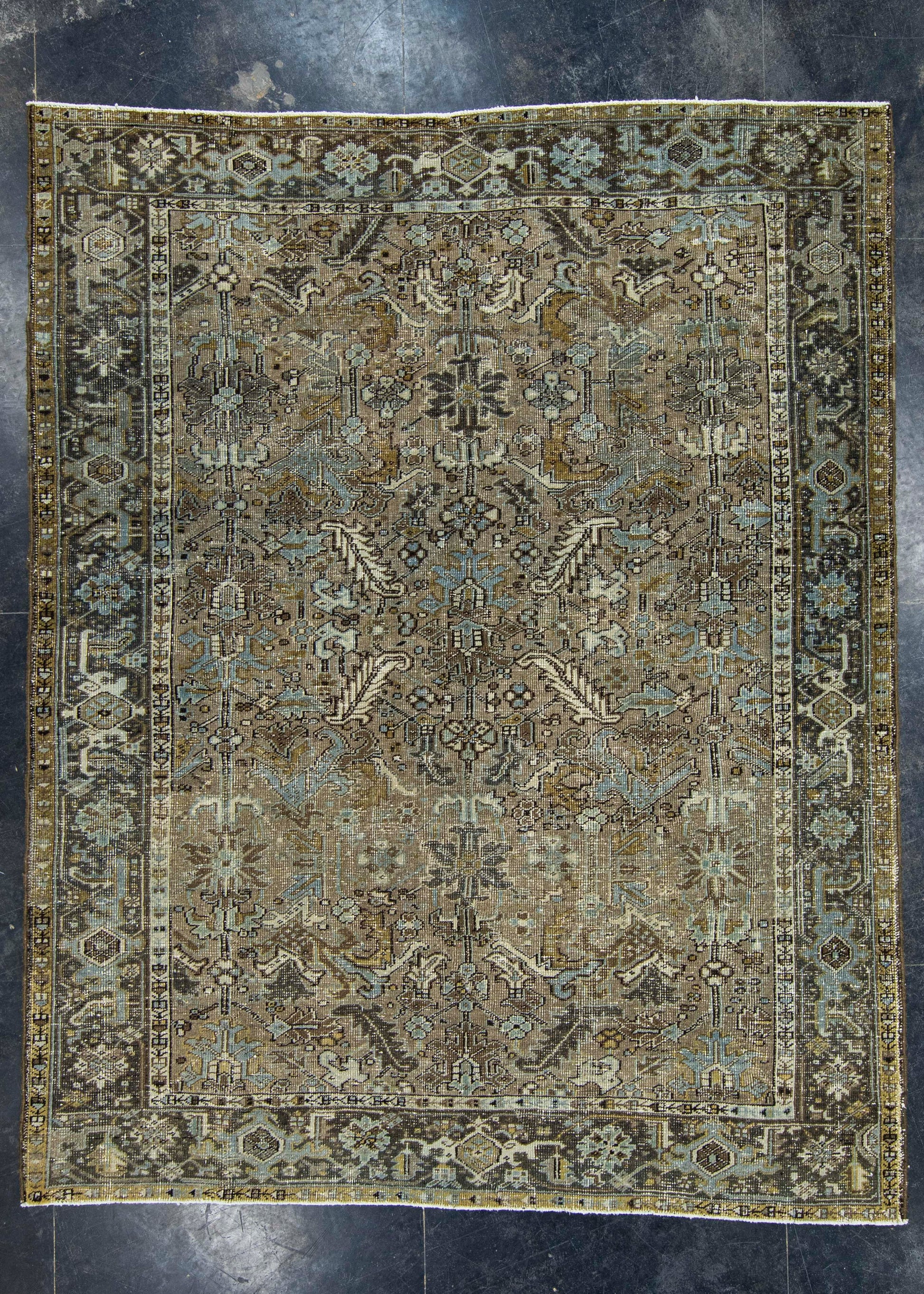 Turkish Vintage Rug 7'2" x 9' #16859