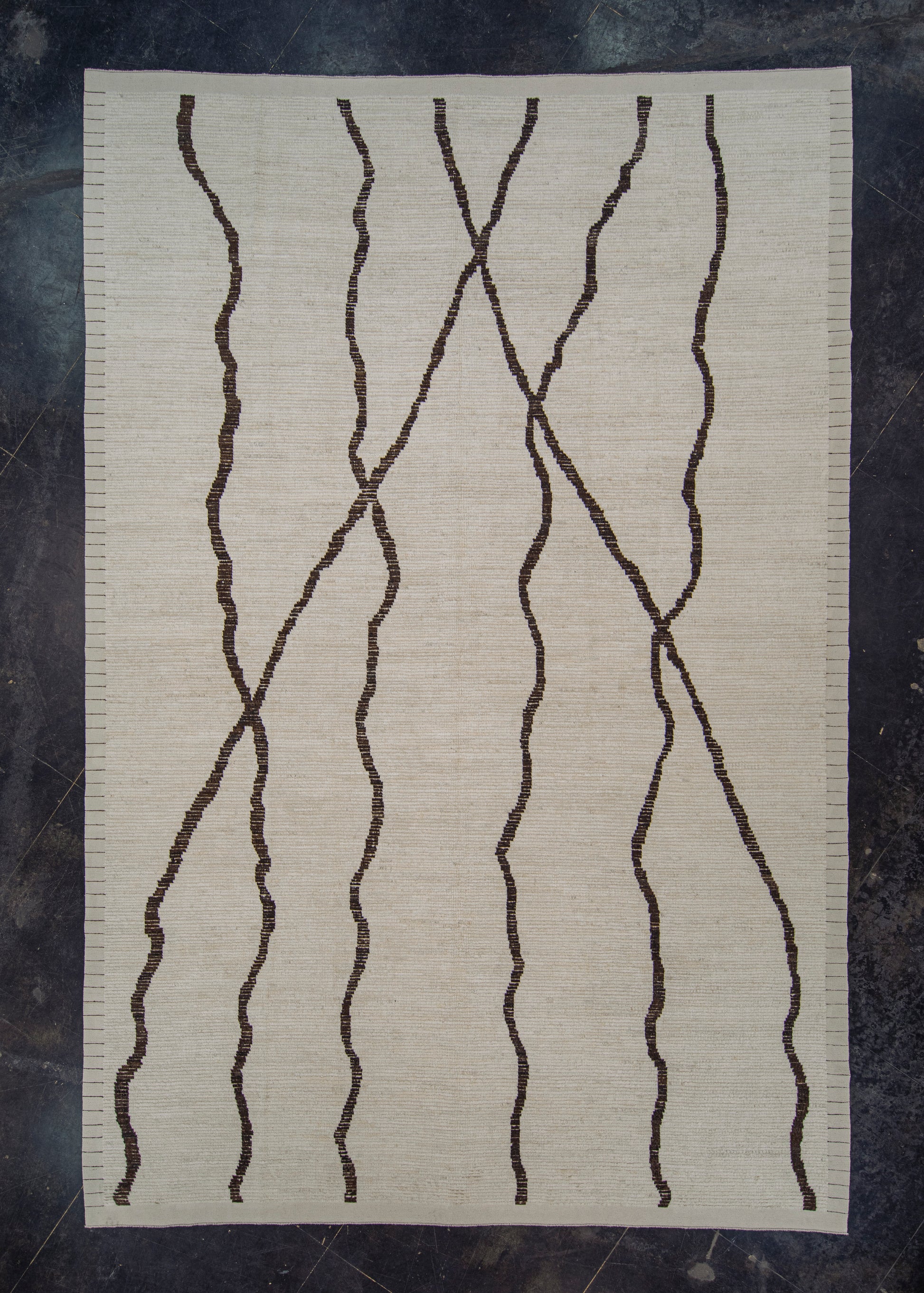 Turkish Tulu Rug Hand Knotted Rug 9'10" x 14' #6220