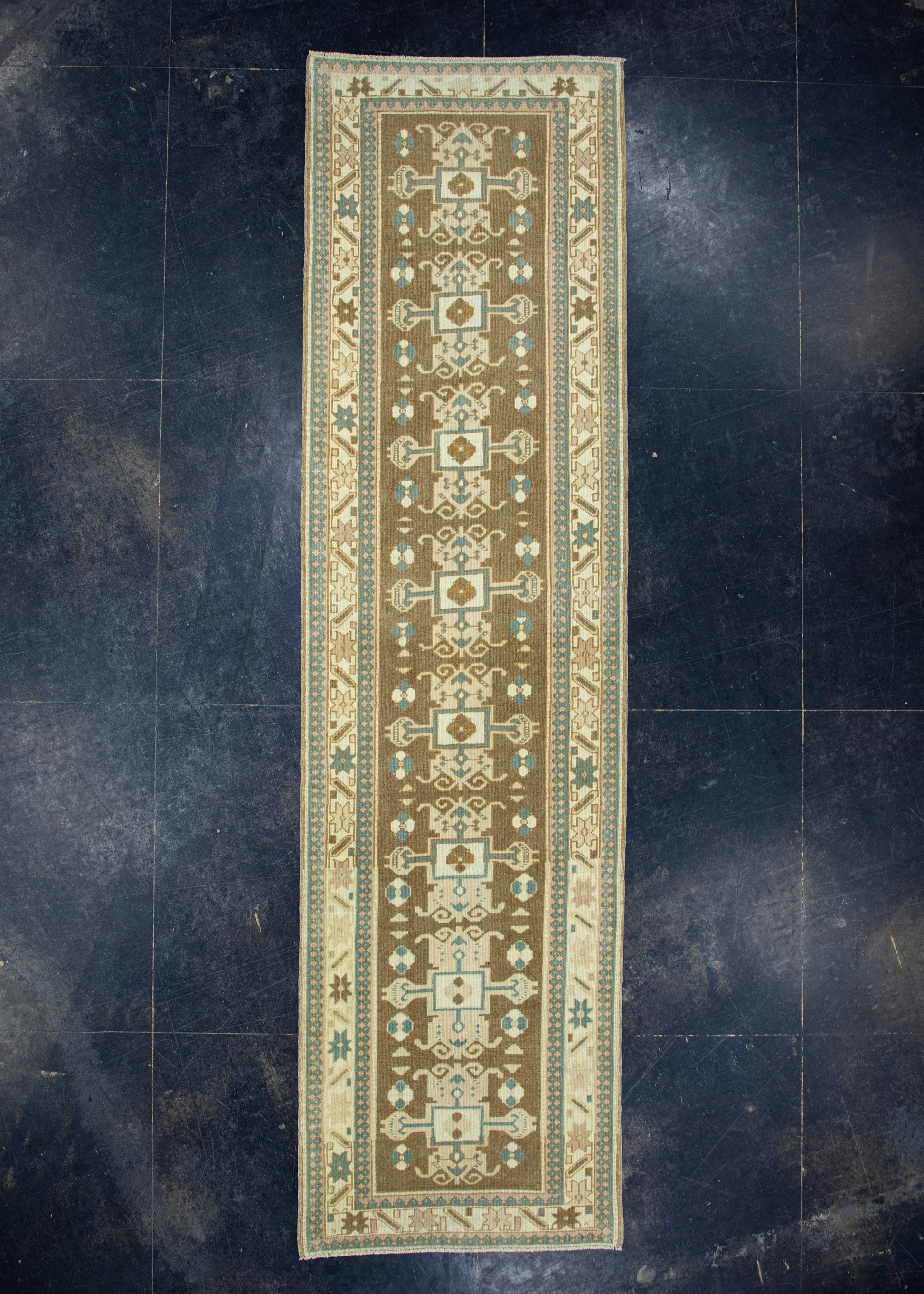 Turkish Vintage Anatolian Runner Rug 3' x 11'1" #17170
