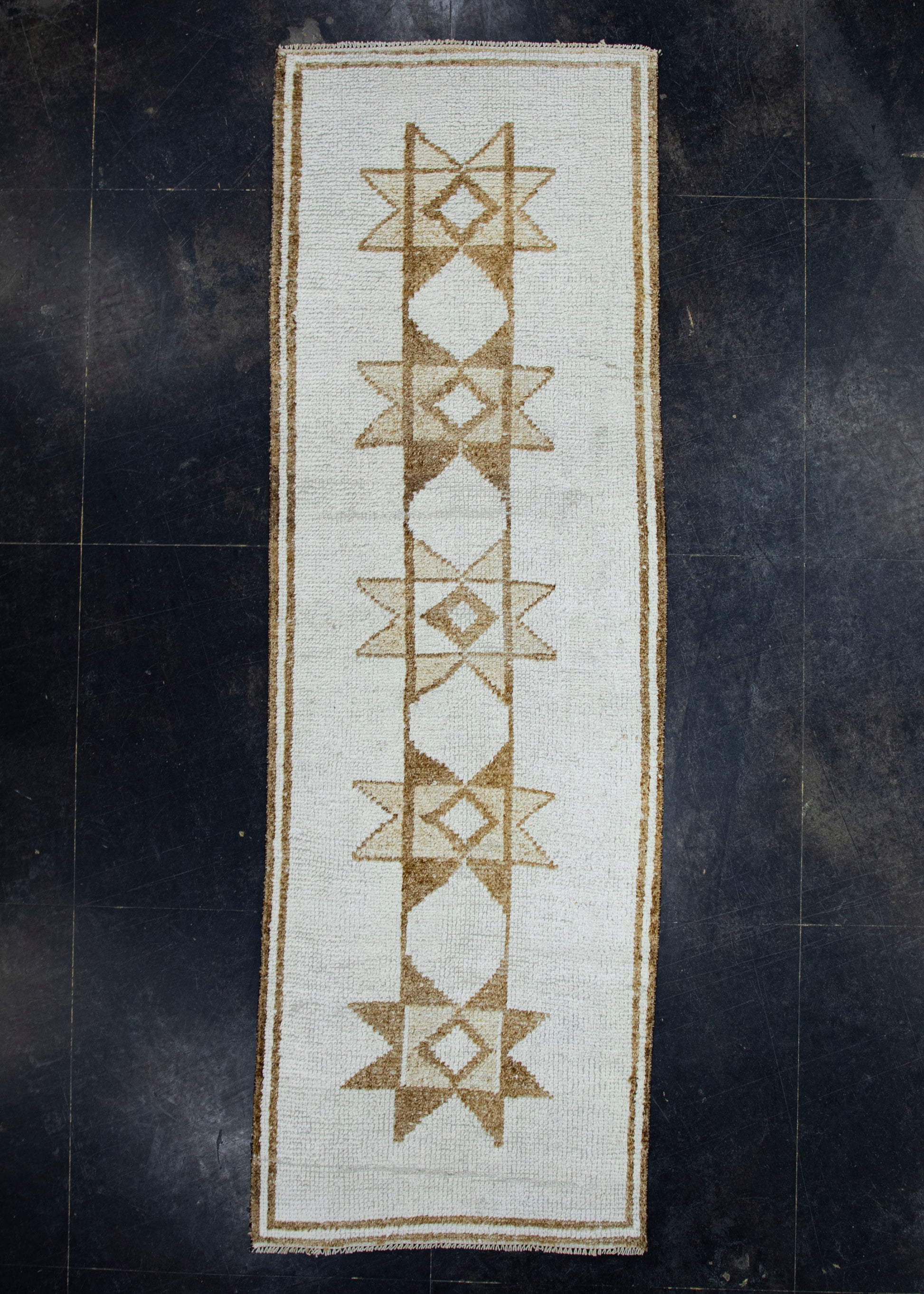 Turkish Vintage Runner Rug 3'3" x 10' #17802