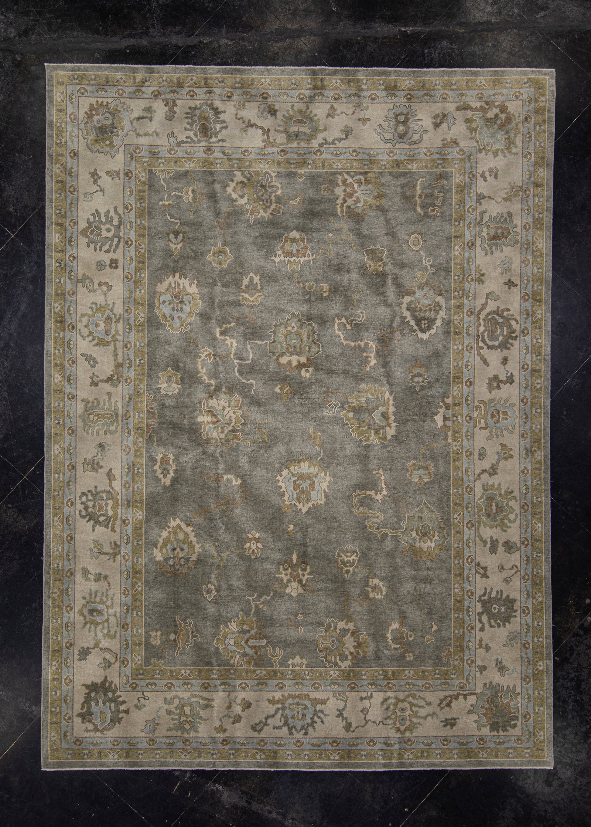 Turkish Oushak Rug 9' x 12'4" #12033
