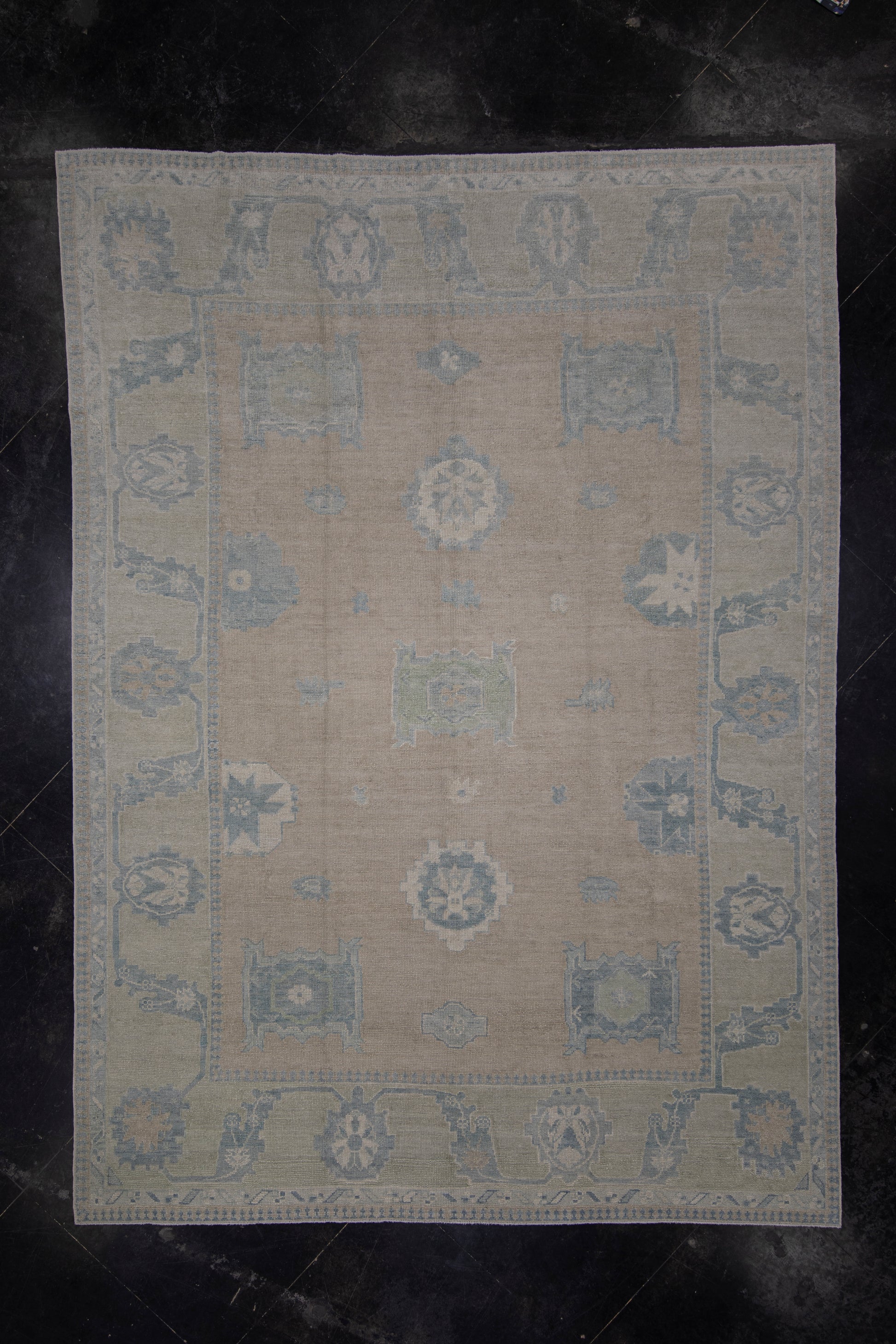 Turkish Oushak Rug 8'11" x 12'3" #11928