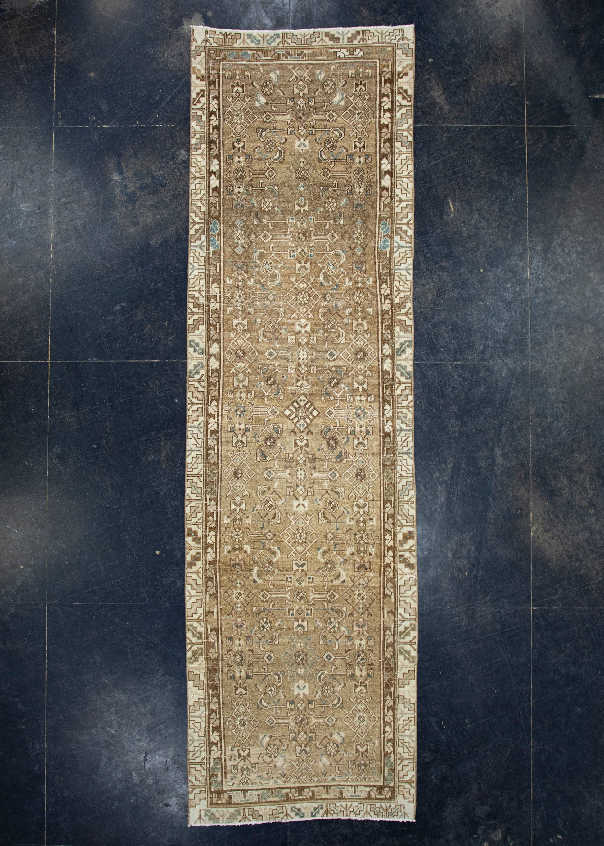 Turkish Vintage Runner Rug 2'10" x 10' #17971