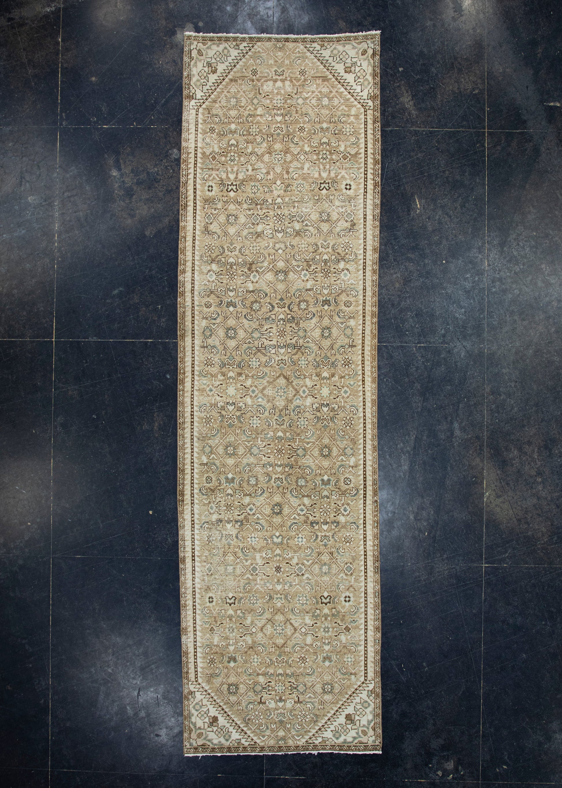 Turkish Vintage Runner Rug 2'10" x 10' #17974