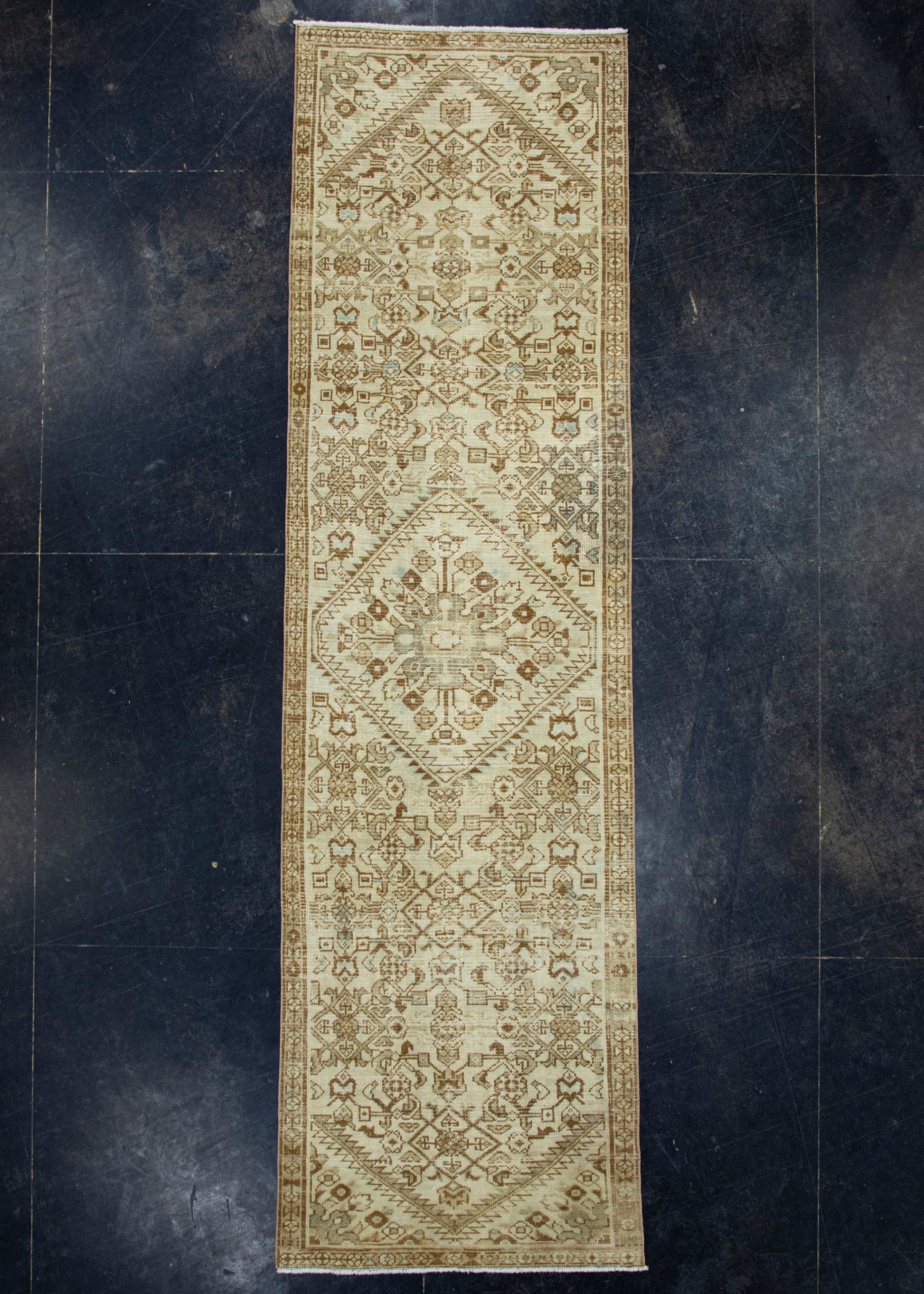 Turkish Vintage Anatolian Runner Rug 2'8" x 9'6" #17138