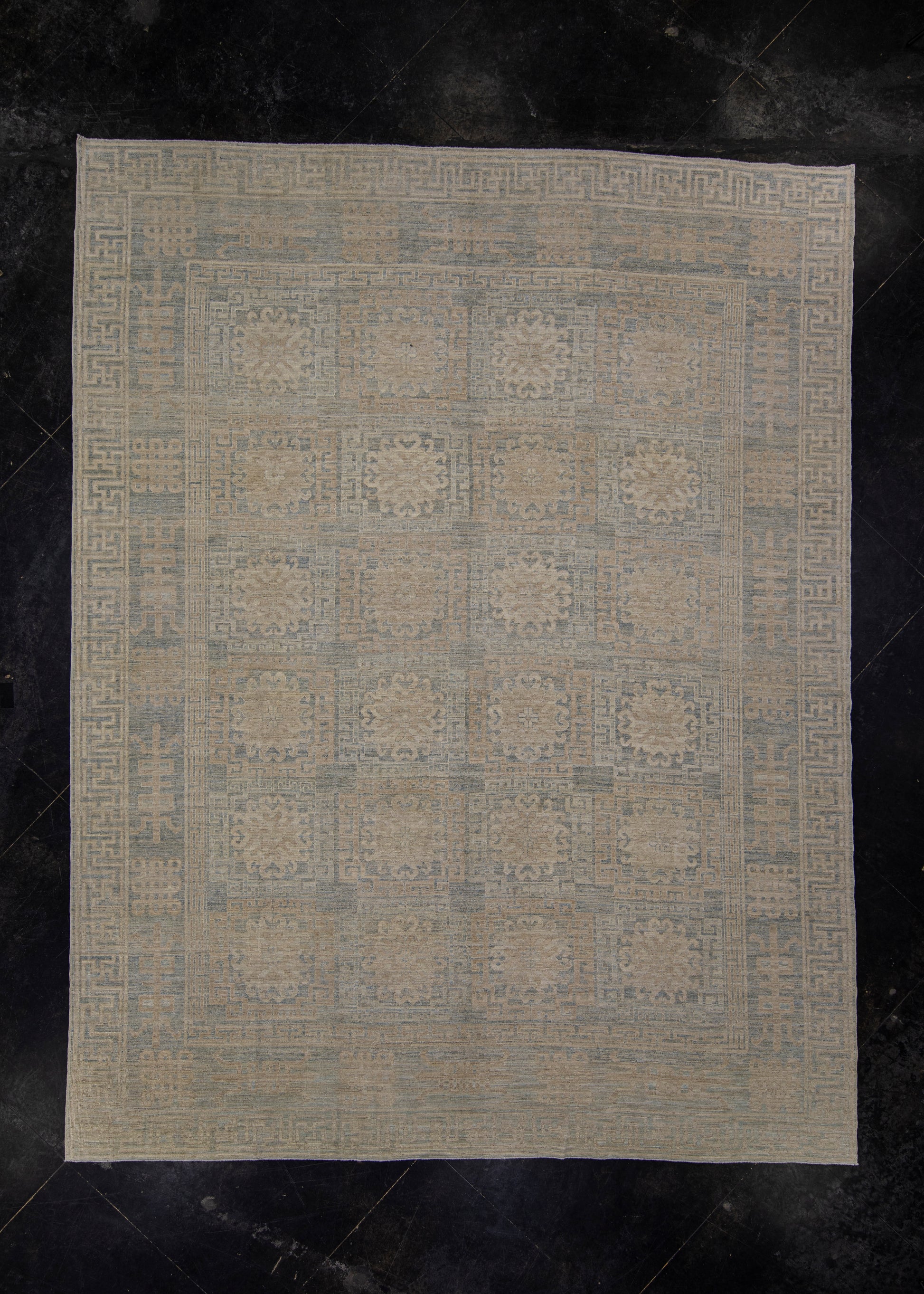 Antique Look Turkish Oushak Rug 9'4" x 12' #11637