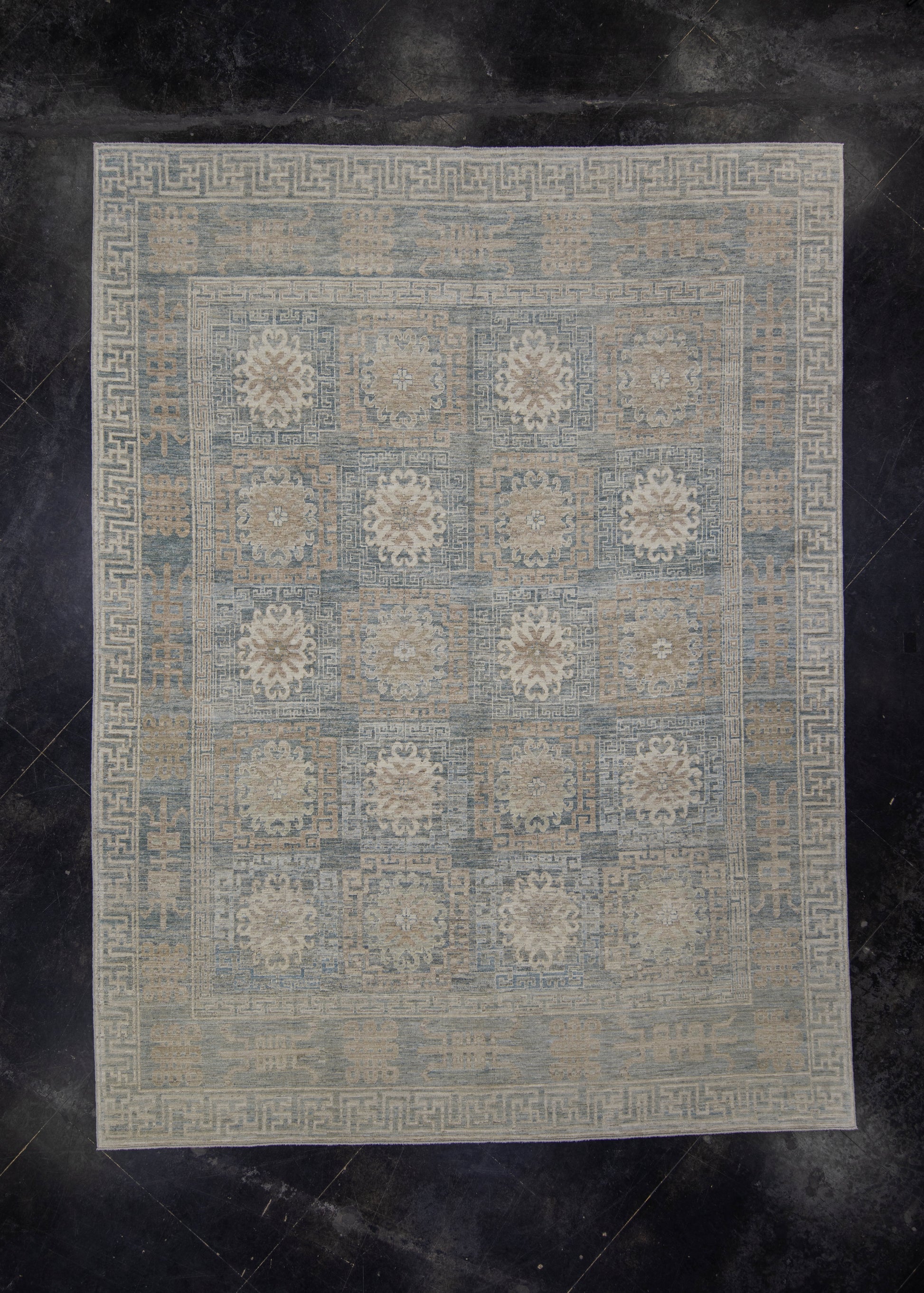 Antique Look Turkish Oushak Rug 9'2" x 12' #11768
