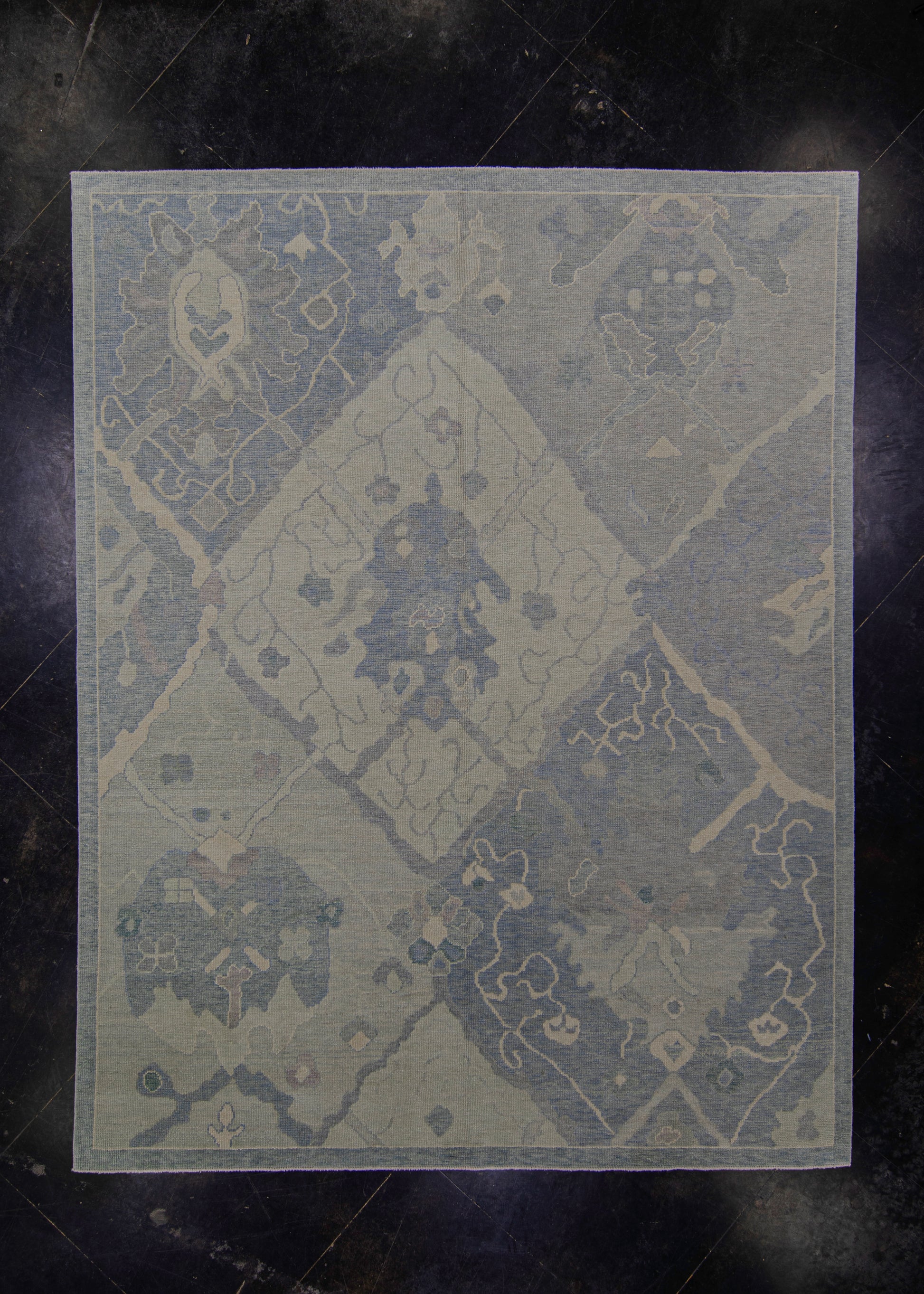 Turkish Oushak Rug 7'11" x 9'10" #12075