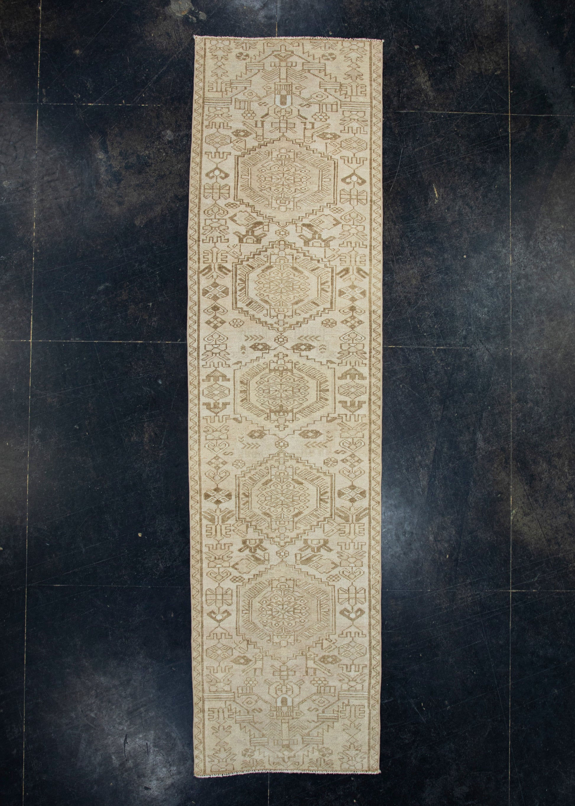 Turkish Vintage Anatolian Runner Rug 2'5" x 9'2" #17641