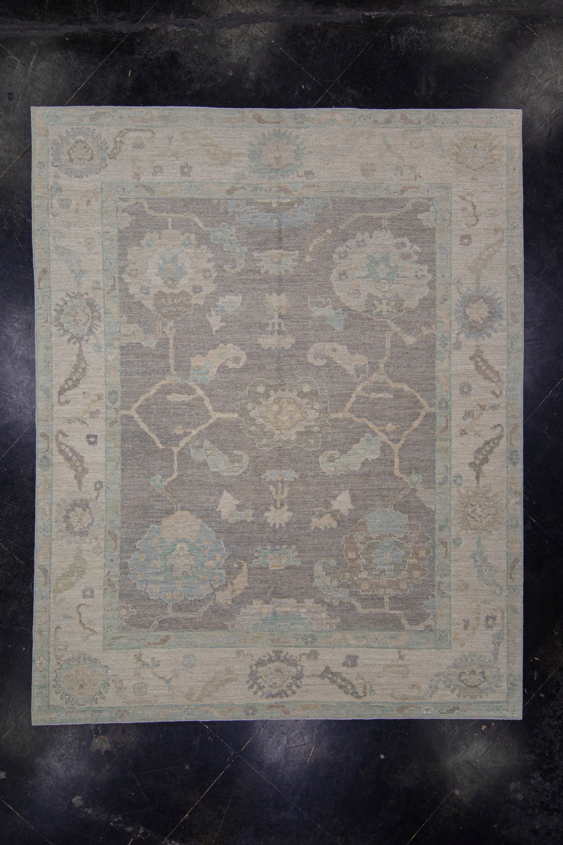 Turkish Oushak Rug 7'11" x 9'10" #11733