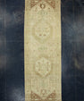 Turkish Vintage Anatolian Runner Rug 3'2" x 9'5" #17129