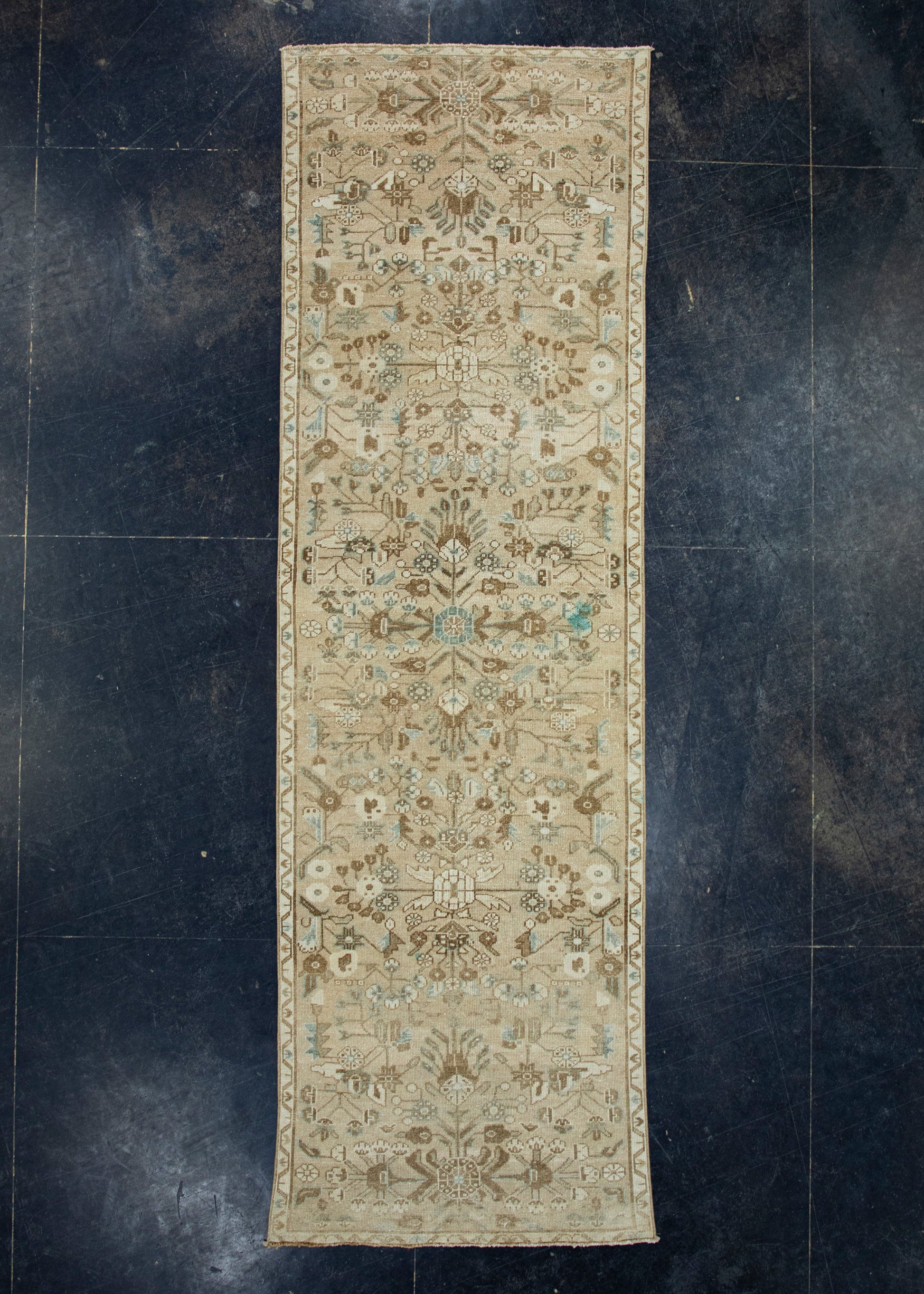 Turkish Vintage Runner Rug 2'9" x 9'1" #17937