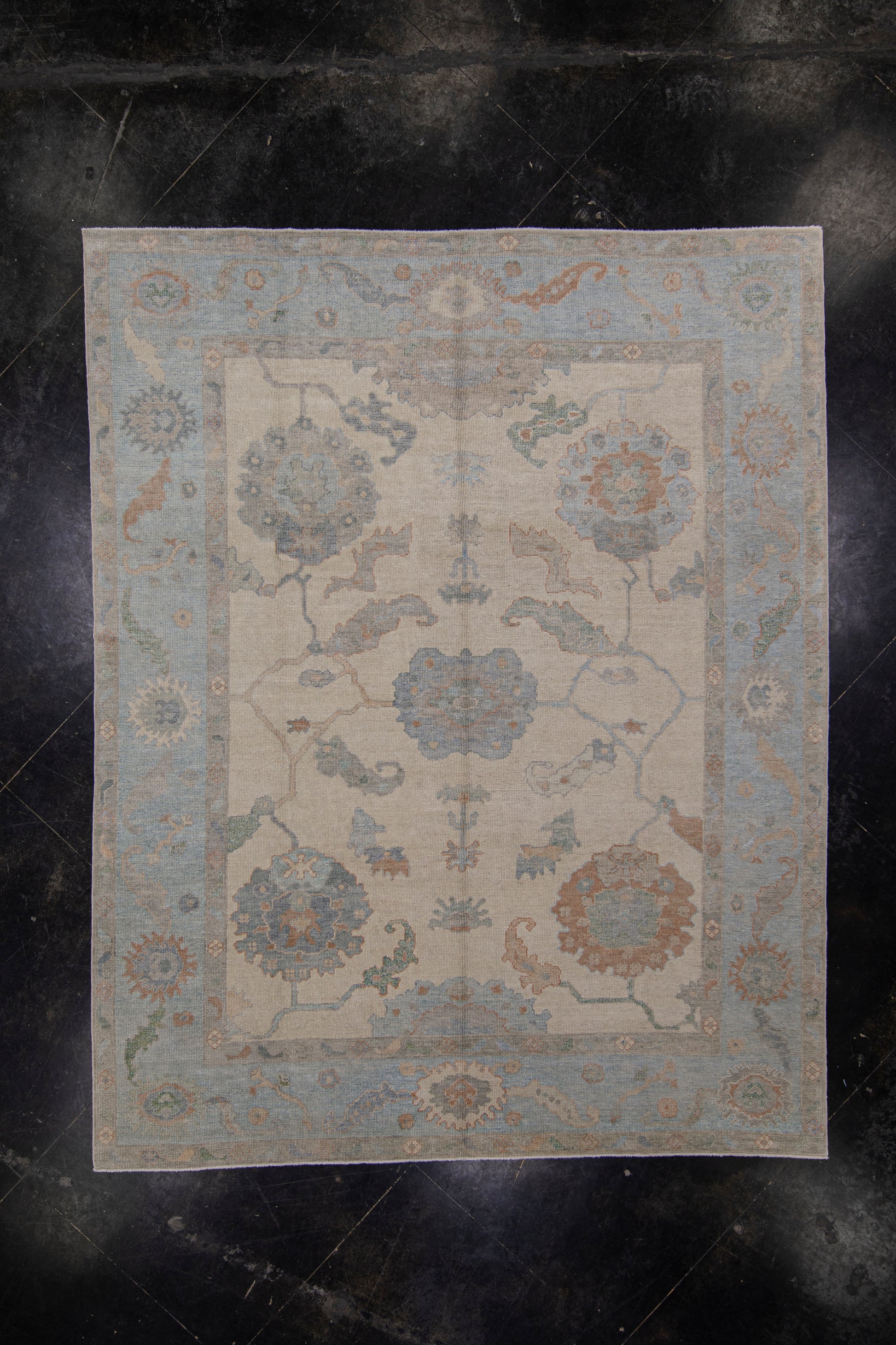 Turkish Oushak Rug 8' x 10' #12058