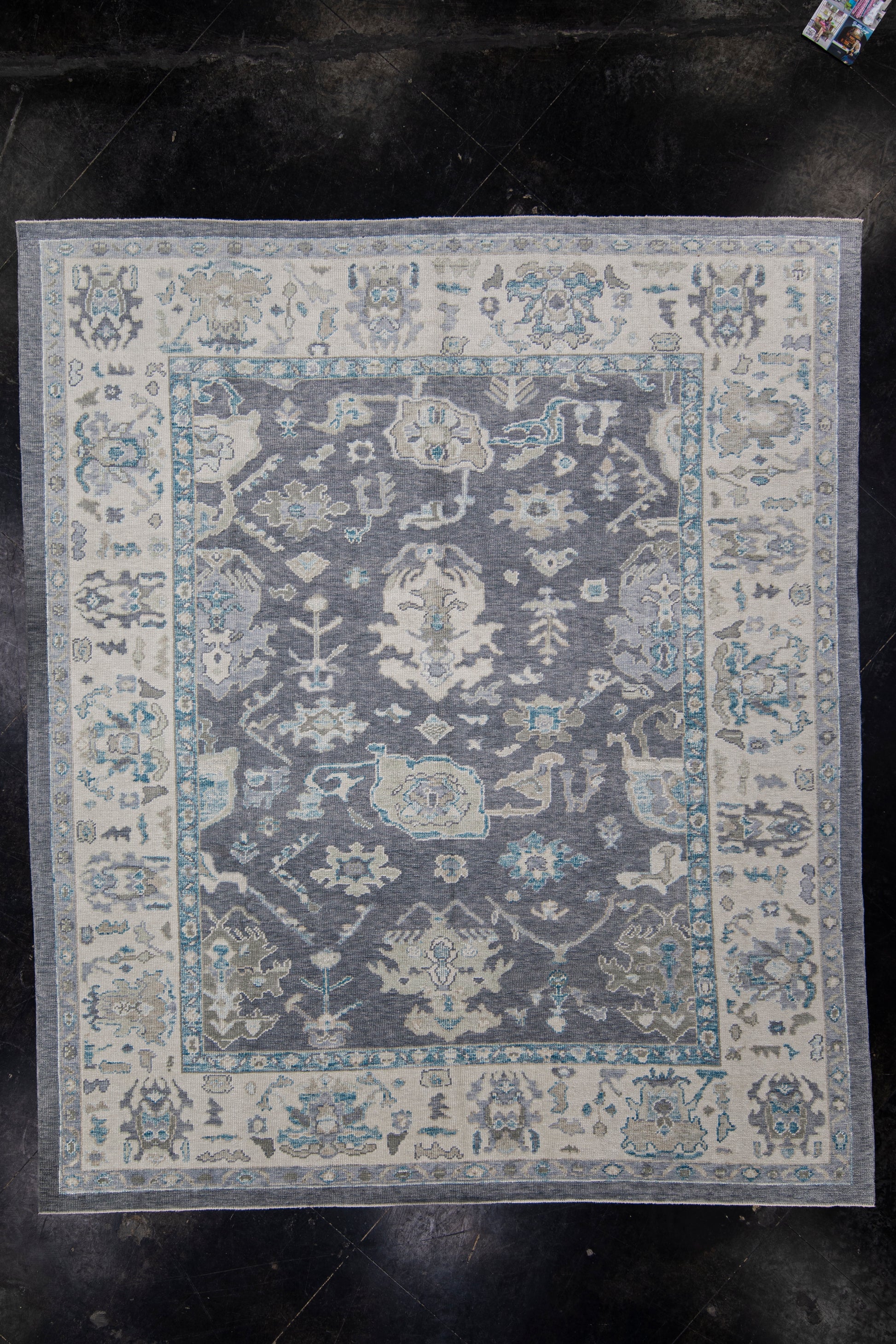 Turkish Oushak Rug 8'3" x 9'8" #11050