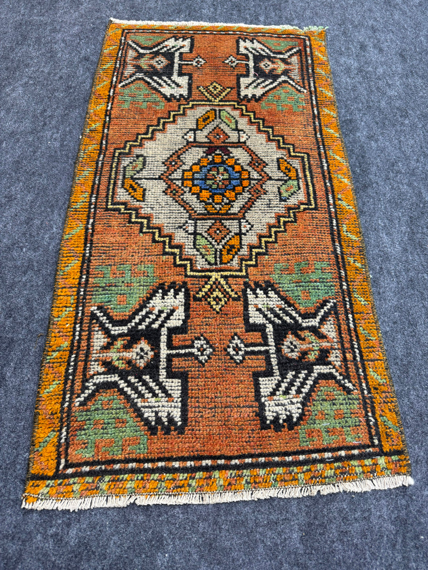 Turkish Yastik Rug 1'8" x 3'2" #24056