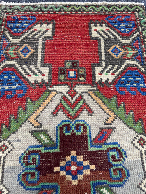 Turkish Yastik Rug 1'8" x 3'4" #24034