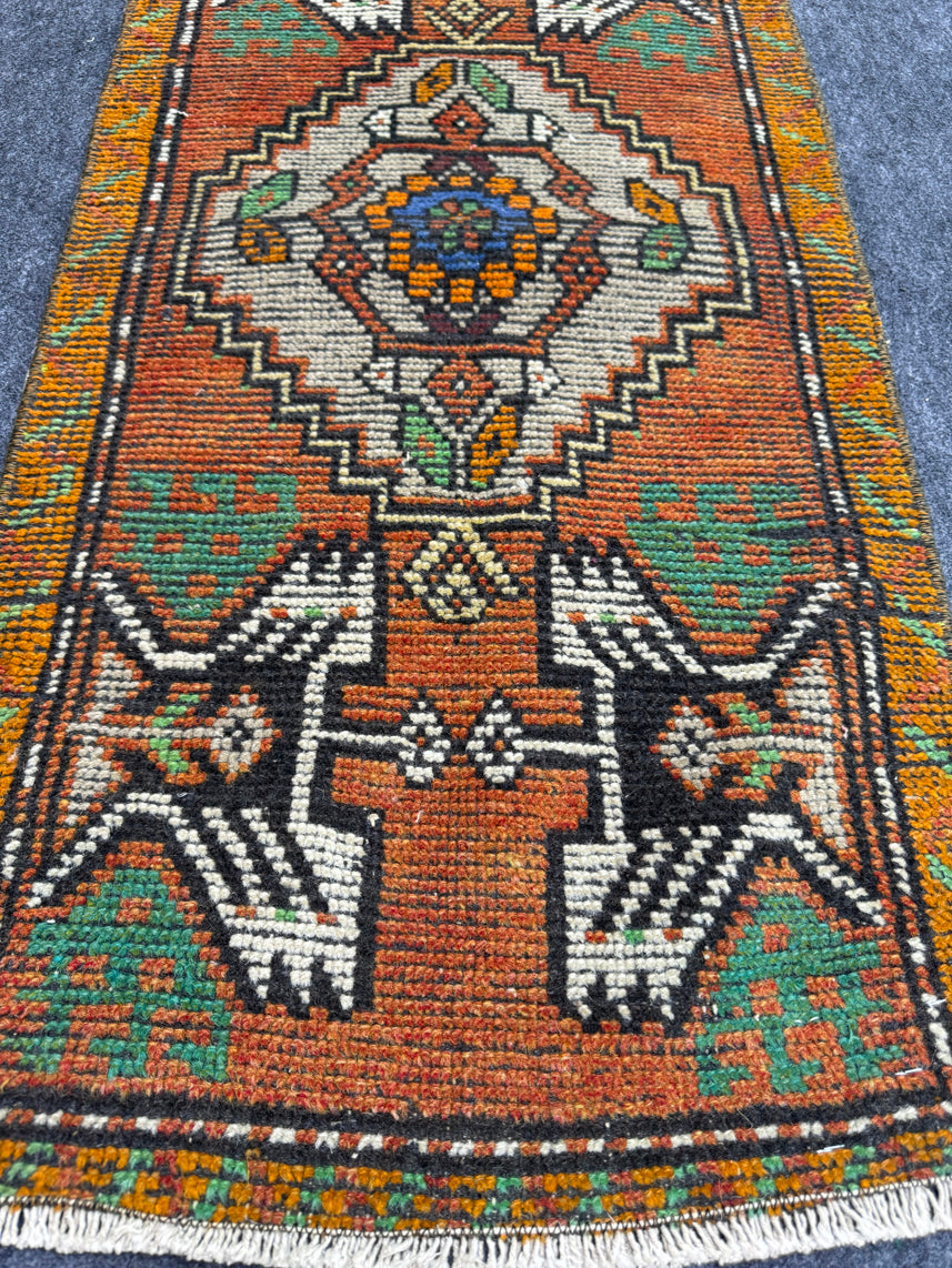 Turkish Yastik Rug 1'7" x 3'3" #24036