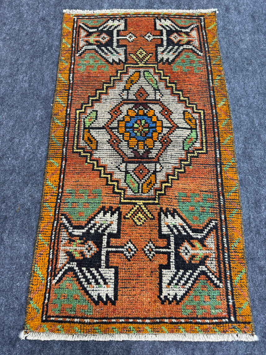 Turkish Yastik Rug 1'8" x 3'1" #24037