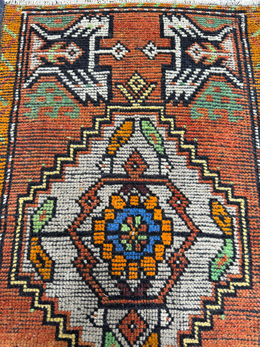 Turkish Yastik Rug 1'8" x 3'1" #24037