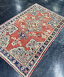 Turkish Vintage Rug 3'8'' x 5'10'' #24591
