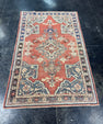 Turkish Vintage Rug 3'8'' x 5'10'' #24591