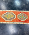 Turkish Mini Rug Oriental Hand Knotted Vintage Rug 1'4" x 2'11" #17049
