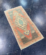 Turkish Mini Rug Oriental Hand Knotted Vintage Rug 1'8" x 3'6" #17749