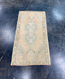 Turkish Mini Rug Oriental Hand Knotted Vintage Rug 1'8" x 3'2" #17748