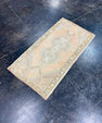 Turkish Mini Rug Oriental Hand Knotted Vintage Rug 1'8" x 3'2" #17748