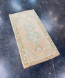 Turkish Mini Rug Oriental Hand Knotted Vintage Rug 1'8" x 3'2" #17748