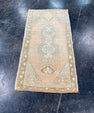 Turkish Mini Rug Oriental Hand Knotted Vintage Rug 1'8" x 3'2" #17748