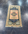 Turkish Mini Rug Oriental Hand Knotted Vintage Rug 1'9" x 3' #17909