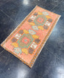 Turkish Mini Rug Oriental Hand Knotted Vintage Rug 1'10" x 3'7" #17073