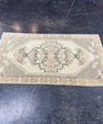 Turkish Mini Rug Oriental Hand Knotted Vintage Rug 1'6" x 3' #17751