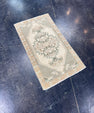 Turkish Mini Rug Oriental Hand Knotted Vintage Rug 1'6" x 3' #17751
