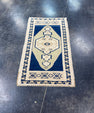 Turkish Mini Rug Oriental Hand Knotted Vintage Rug 1'10" x 3'2" #17725