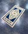Turkish Mini Rug Oriental Hand Knotted Vintage Rug 1'10" x 3'2" #17725