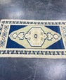 Turkish Mini Rug Oriental Hand Knotted Vintage Rug 1'10" x 3'2" #17725