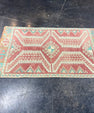 Turkish Mini Rug Oriental Hand Knotted Vintage Rug 1'8" x 2'11" #17201
