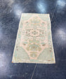 Turkish Mini Rug Oriental Hand Knotted Vintage Rug 1'9" x 2'11" #17947