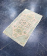 Turkish Mini Rug Oriental Hand Knotted Vintage Rug 1'9" x 2'11" #17947
