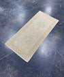 Turkish Mini Rug Oriental Hand Knotted Vintage Rug 1'5" x 3' #17912