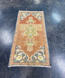 Turkish Mini Rug Oriental Hand Knotted Vintage Rug 1'7" x 3'2" #17492