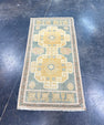 Turkish Mini Rug Oriental Hand Knotted Vintage Rug 1'9" x 3'4" #17459