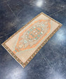 Turkish Mini Rug Oriental Hand Knotted Vintage Rug 1'8" x 3'3" #17089